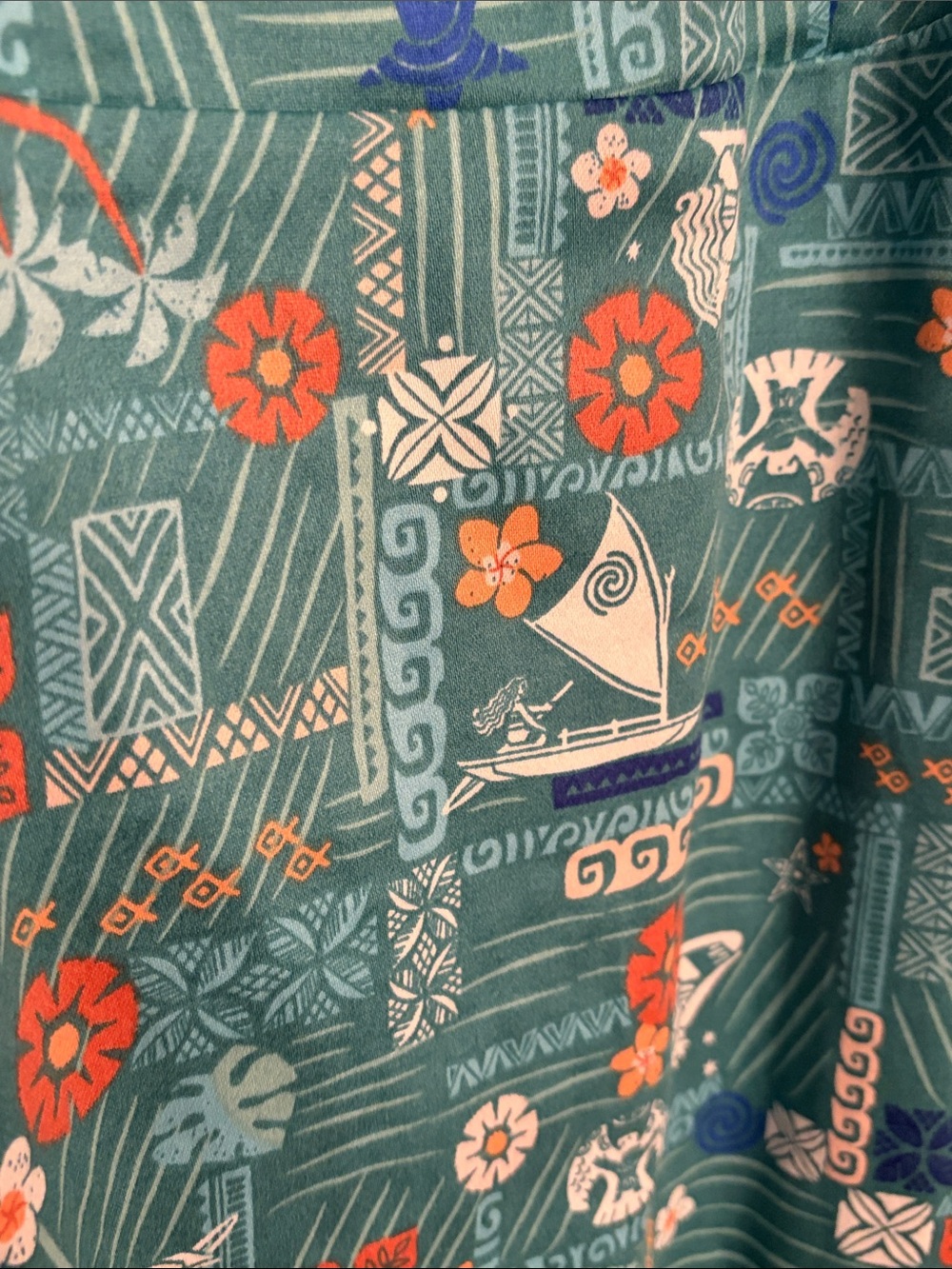Moana print Pattern Sundress - Picture 4 of 5
